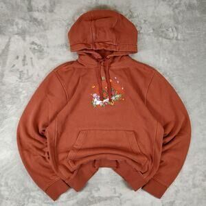 Nike floral turtles sun embroidered athleisure casual sportswear hoodie wms S